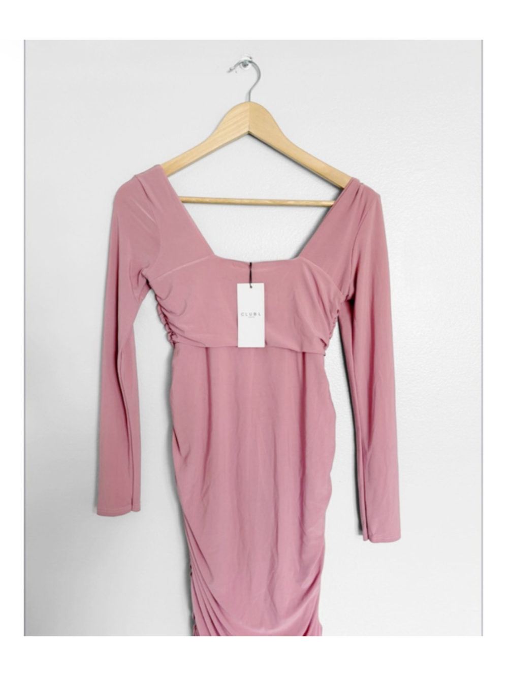Club London New! Blush Maternity Pregnancy Maxi Dress - Picture 3 of 11